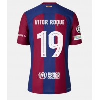 Barcelona Vitor Roque #19 Domaci Dres 2023-24 Kratak Rukav